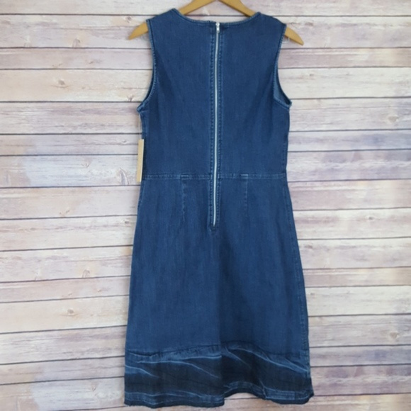 NWT Hope and Harlow Denim Sleeveless Dress - Picture 7 of 7